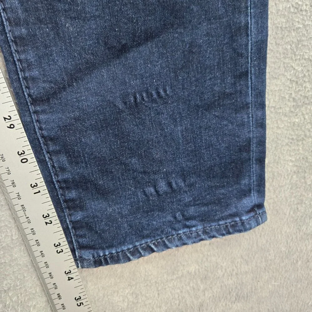 True Religion Men Jeans‎ 32 Blue Denim Rocco Relaxed Skinny Dark Wash READ